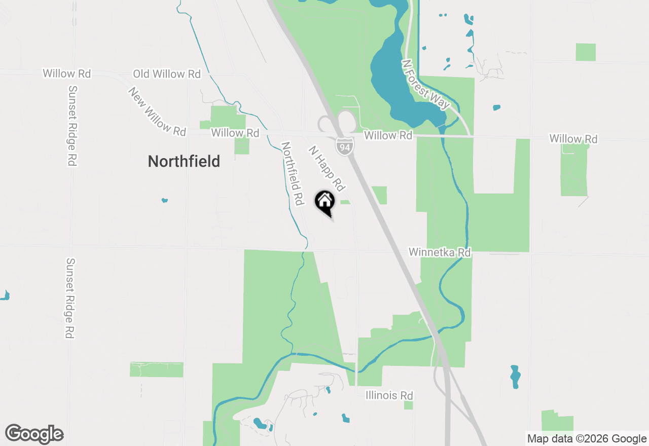 Map of 1741 Harding Rd