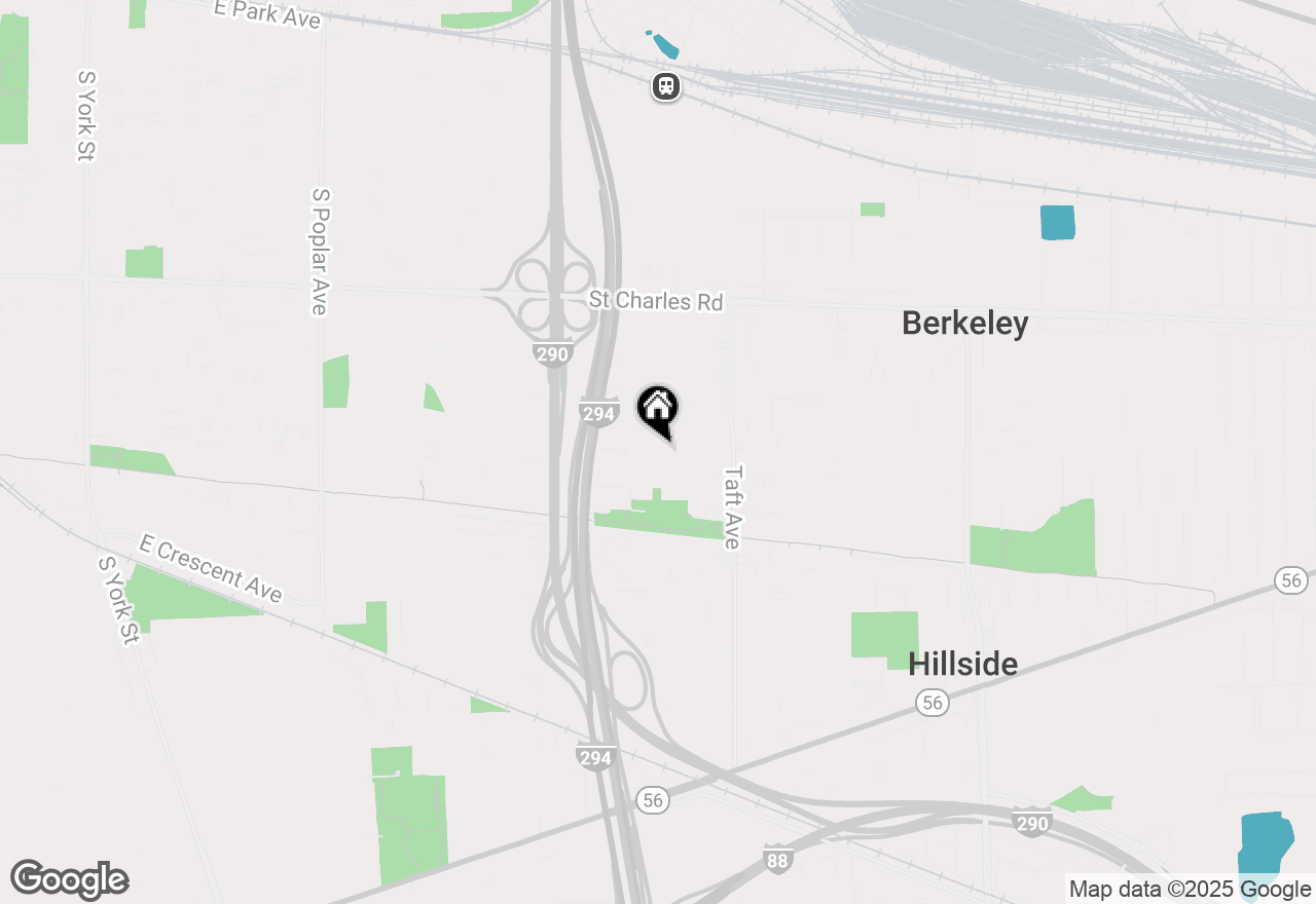 Map of 5904 Burr Oak Avenue, Berkeley, IL 60163