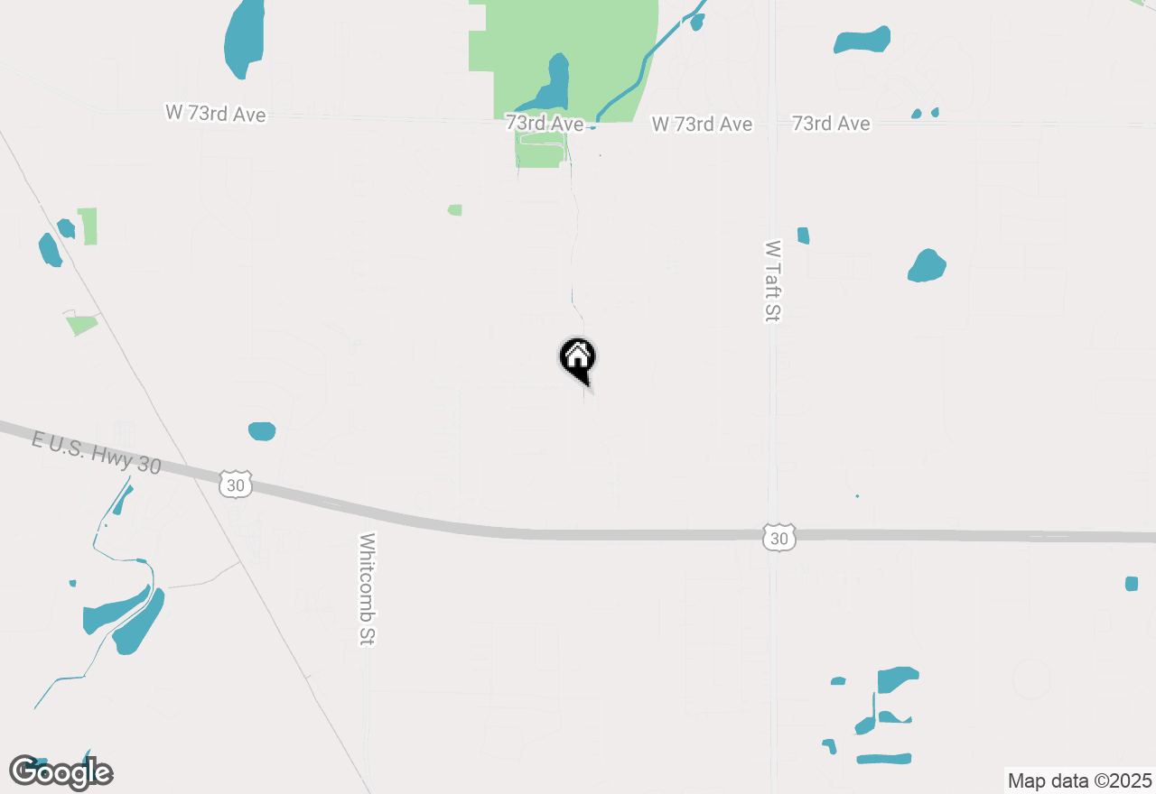 Map of 7809 Chase Street, Merrillville, IN 46410