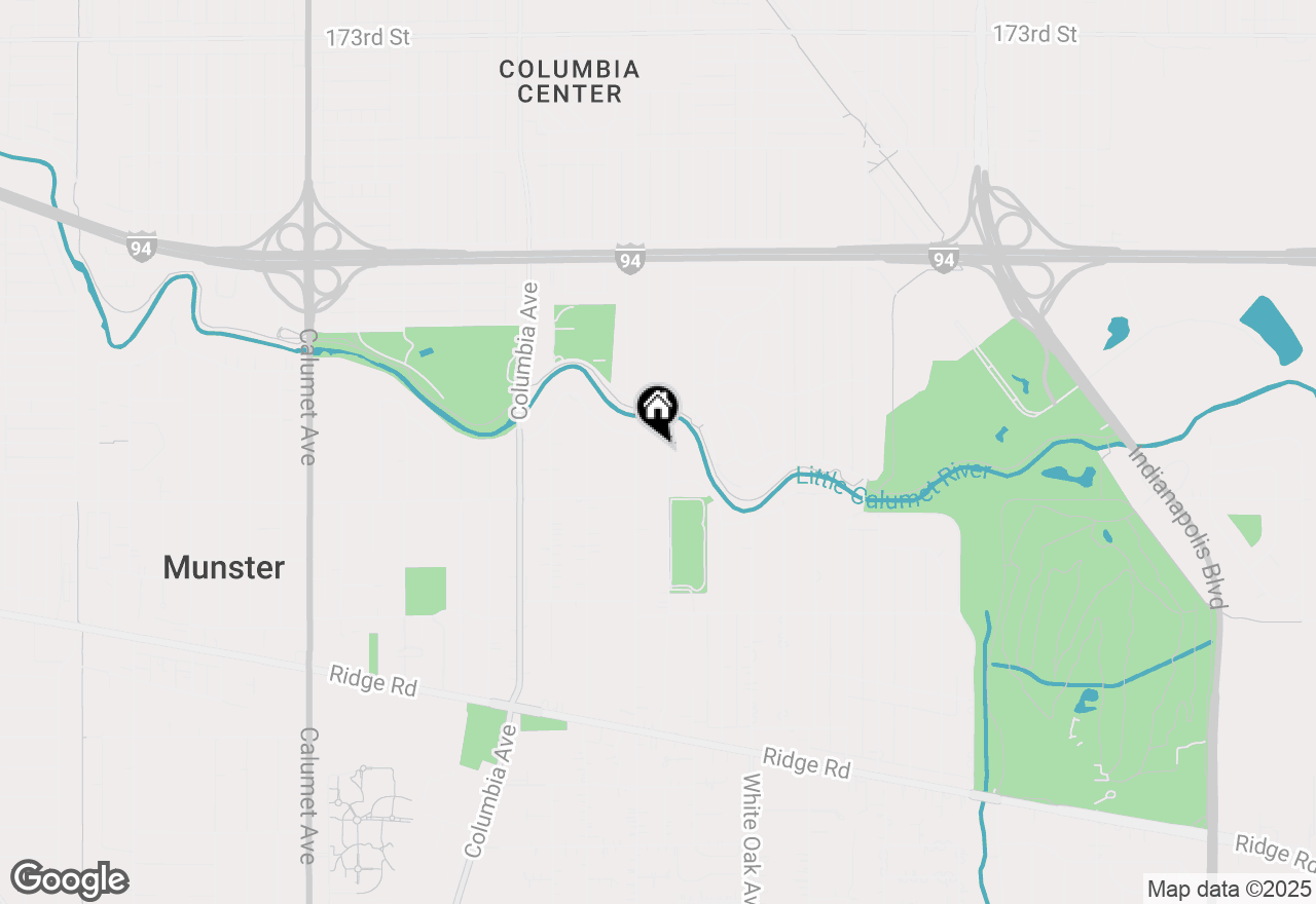 Map of 8012 Beech Avenue, Munster, IN 46321