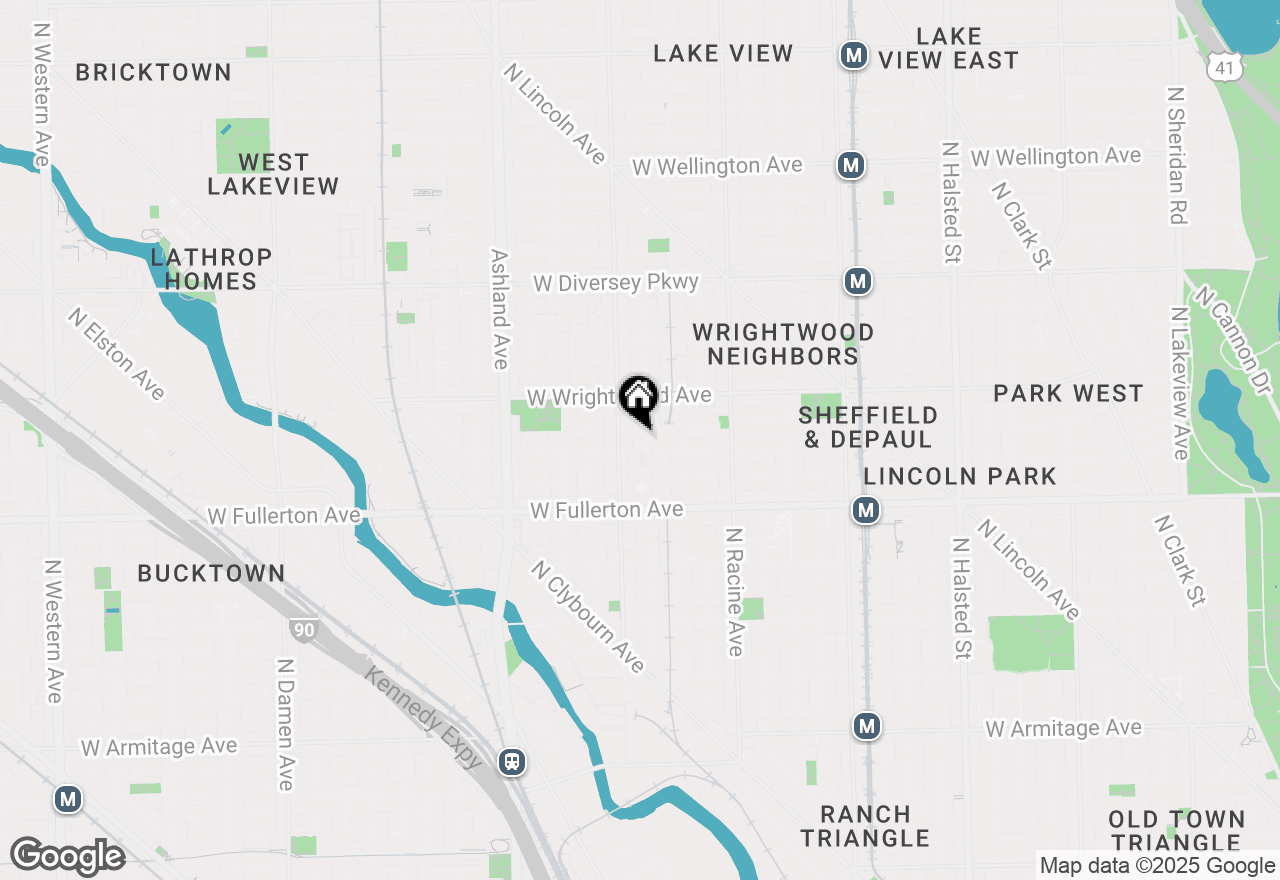 Map of 2510 N Wayne Avenue #112, Chicago, IL 60614