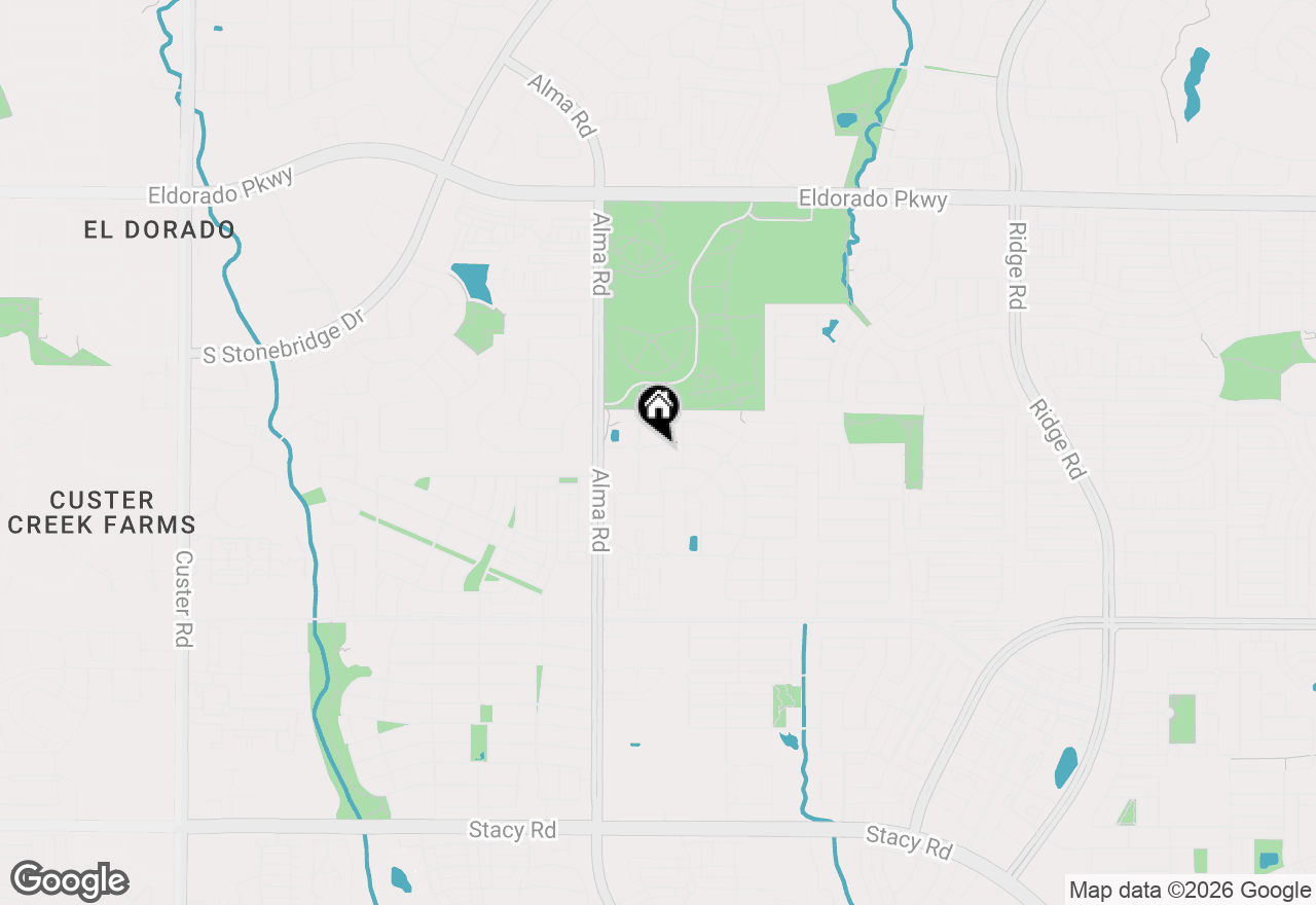 Map of 7313 Joshua Tree Trail, Mckinney, TX 75070