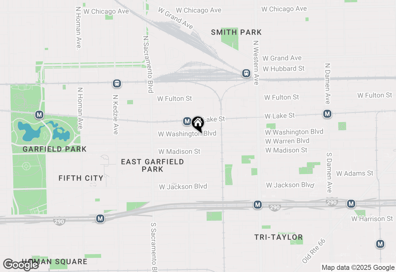 Map of 2723 W Washington Boulevard, Chicago, IL 60612