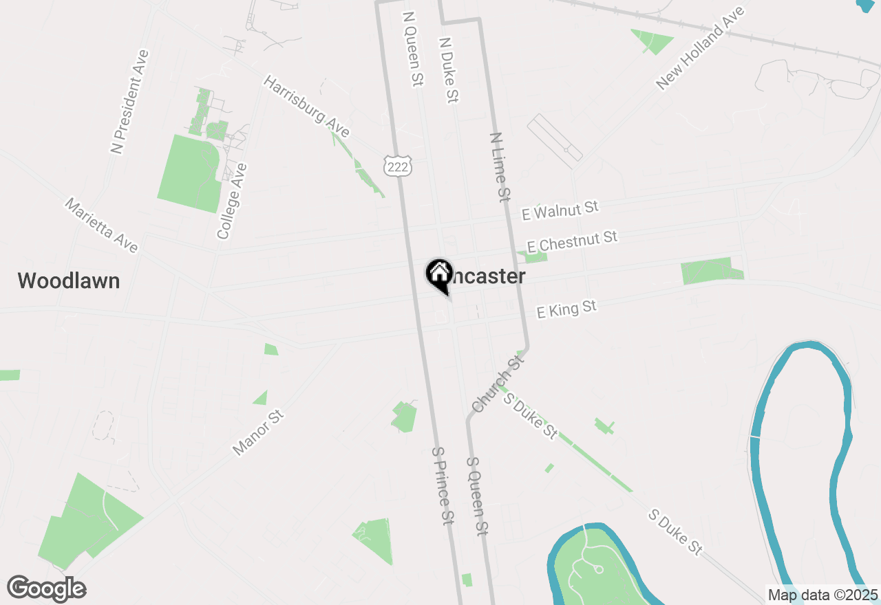 Map of 44 N Queen Street #1011 & 1013, Lancaster, PA 17603