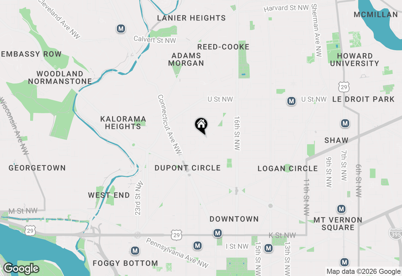 Map of 1701 18th Street Nw #401, Washington, DC 20009