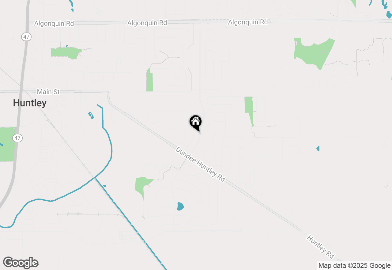 Map of 11320 Saxony Street, Huntley, IL 60142