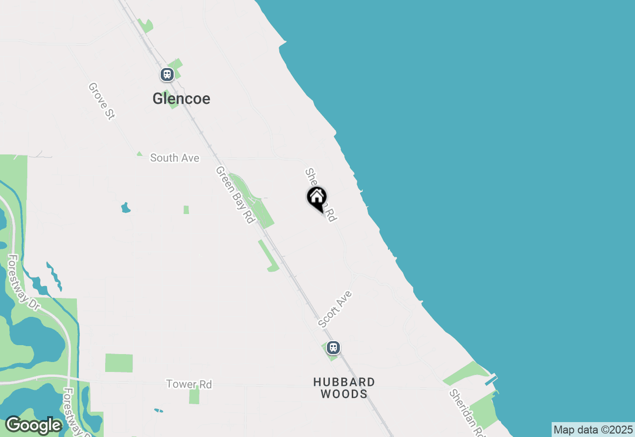 Map of 181 Wentworth Avenue, Glencoe, IL 60022