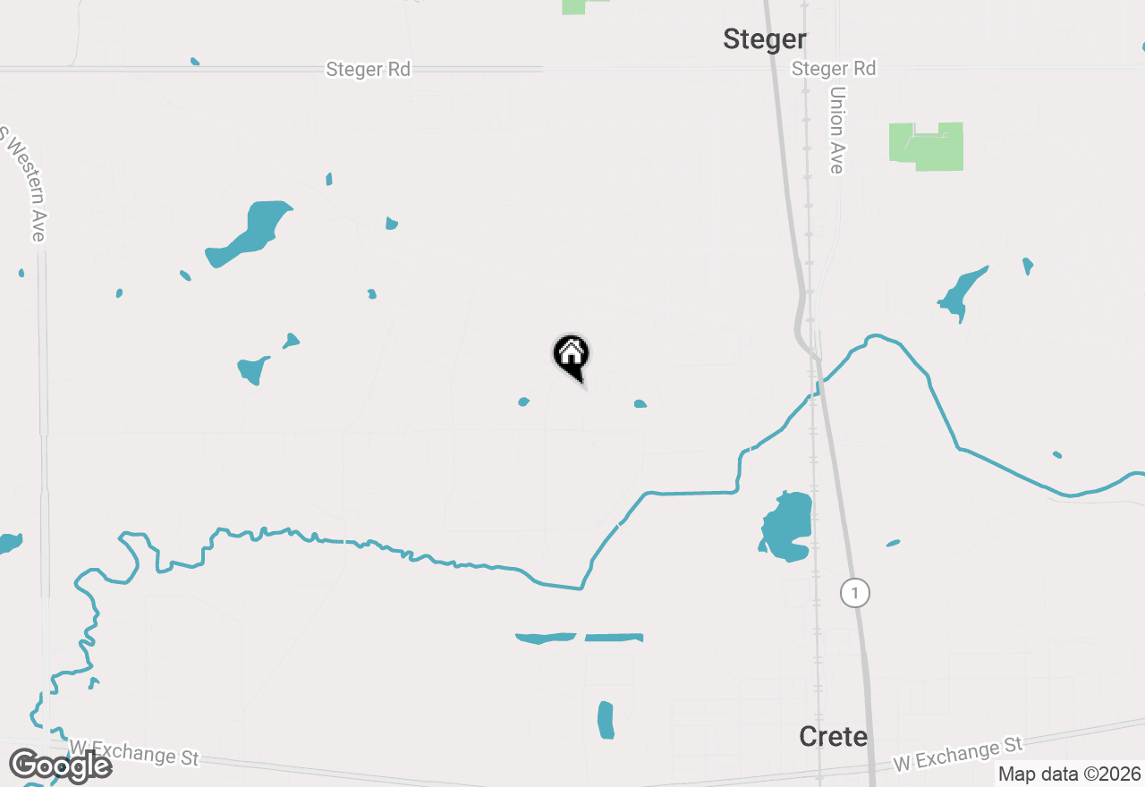 Map of 23765 S Loomis Street, Crete, IL 60417