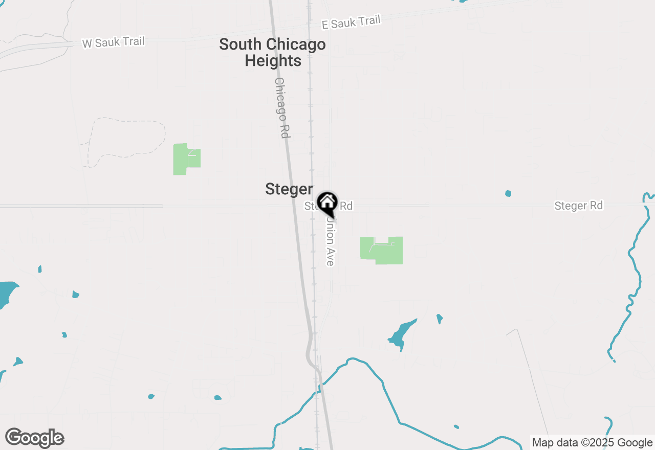 Map of 3428 Union Avenue, Steger, IL 60475