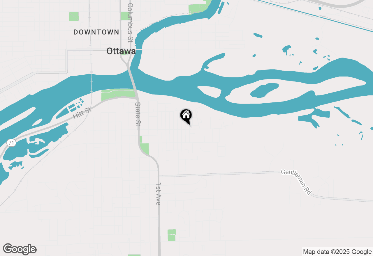 Map of 616 E Center Street, Ottawa, IL 61350