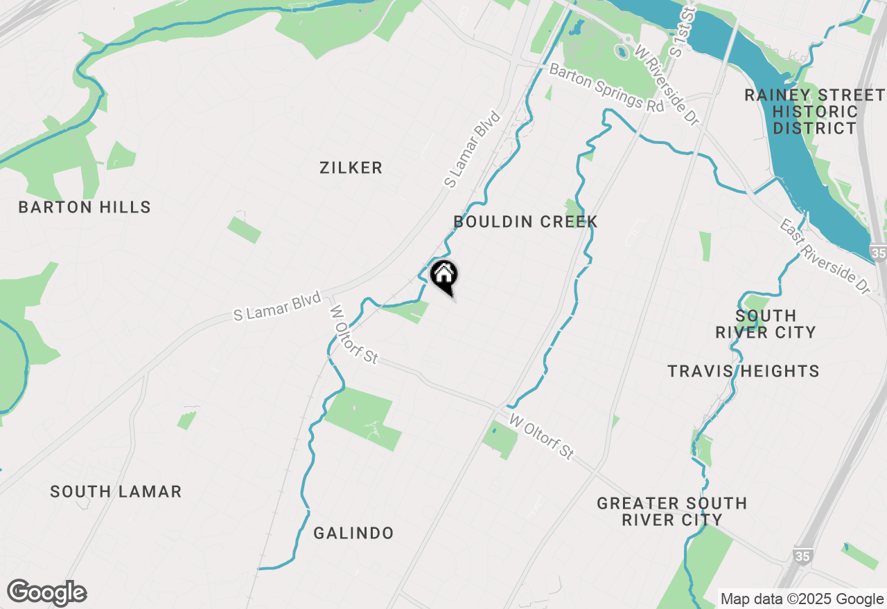 Map of 1002 W Johanna St #1, Austin, TX 78704