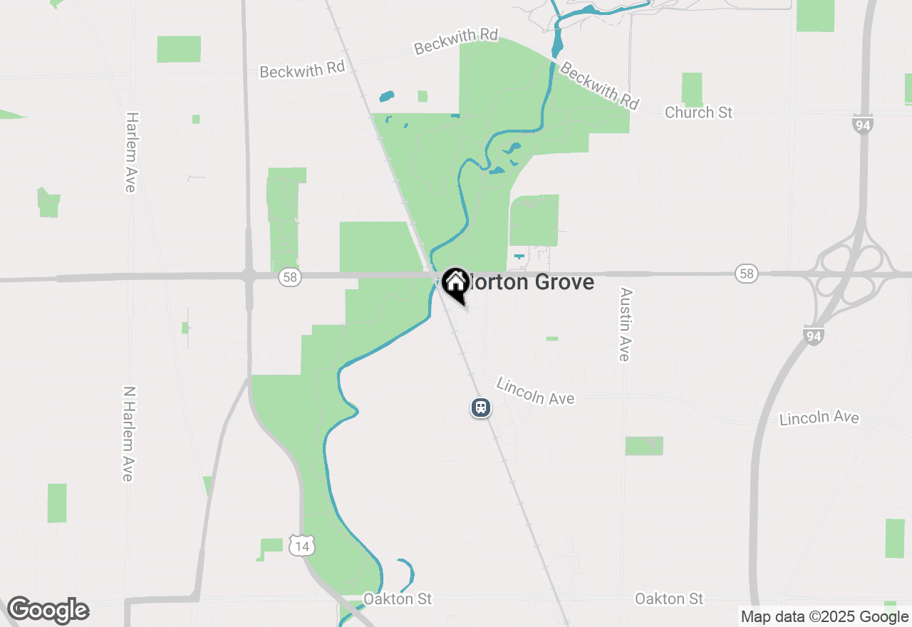 Map of 8664 Narragansett Avenue, Morton Grove, IL 60053