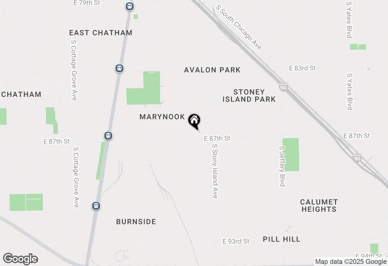 Map of 8640 S Blackstone Avenue, Chicago, IL 60619