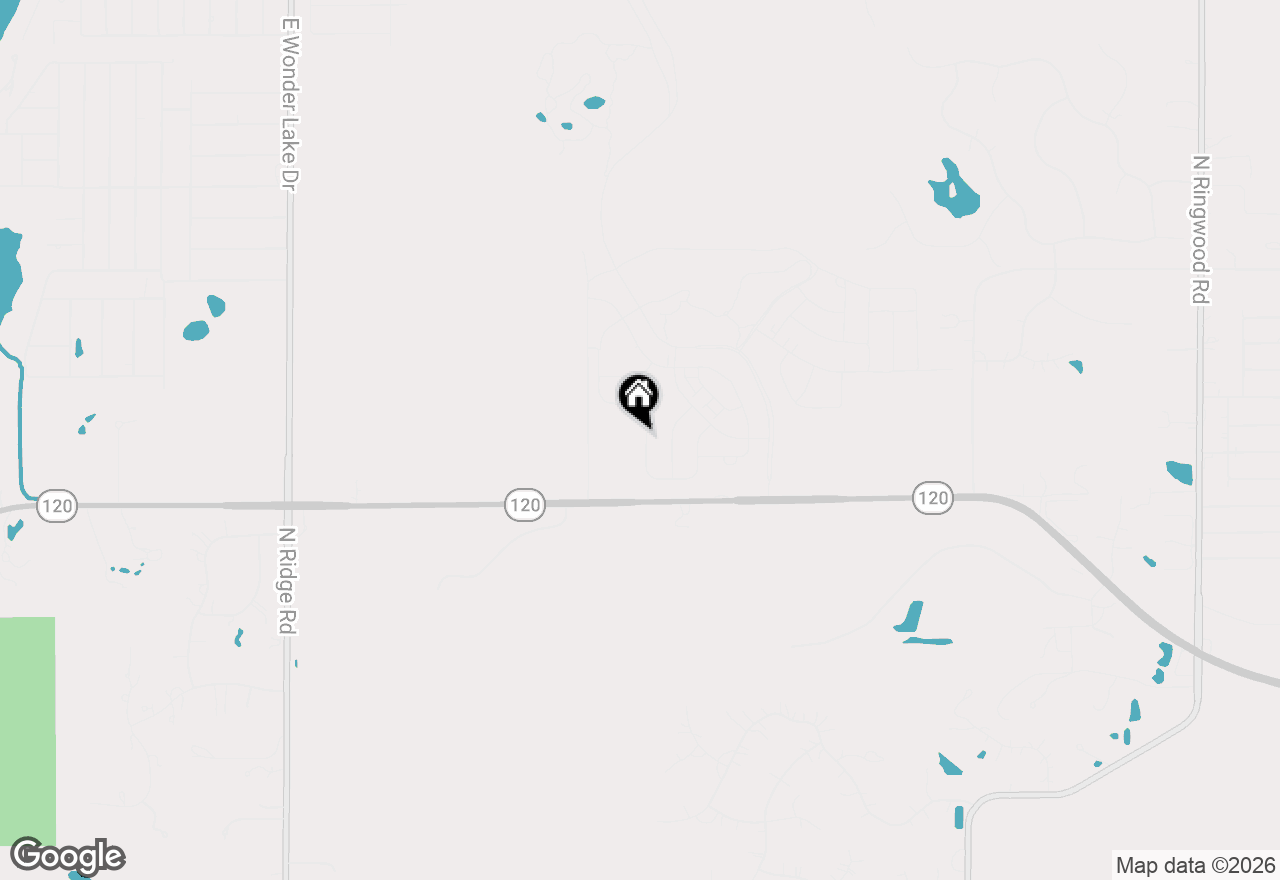 Map of 2017 Winterberry Trail, Wonder Lake, IL 60097