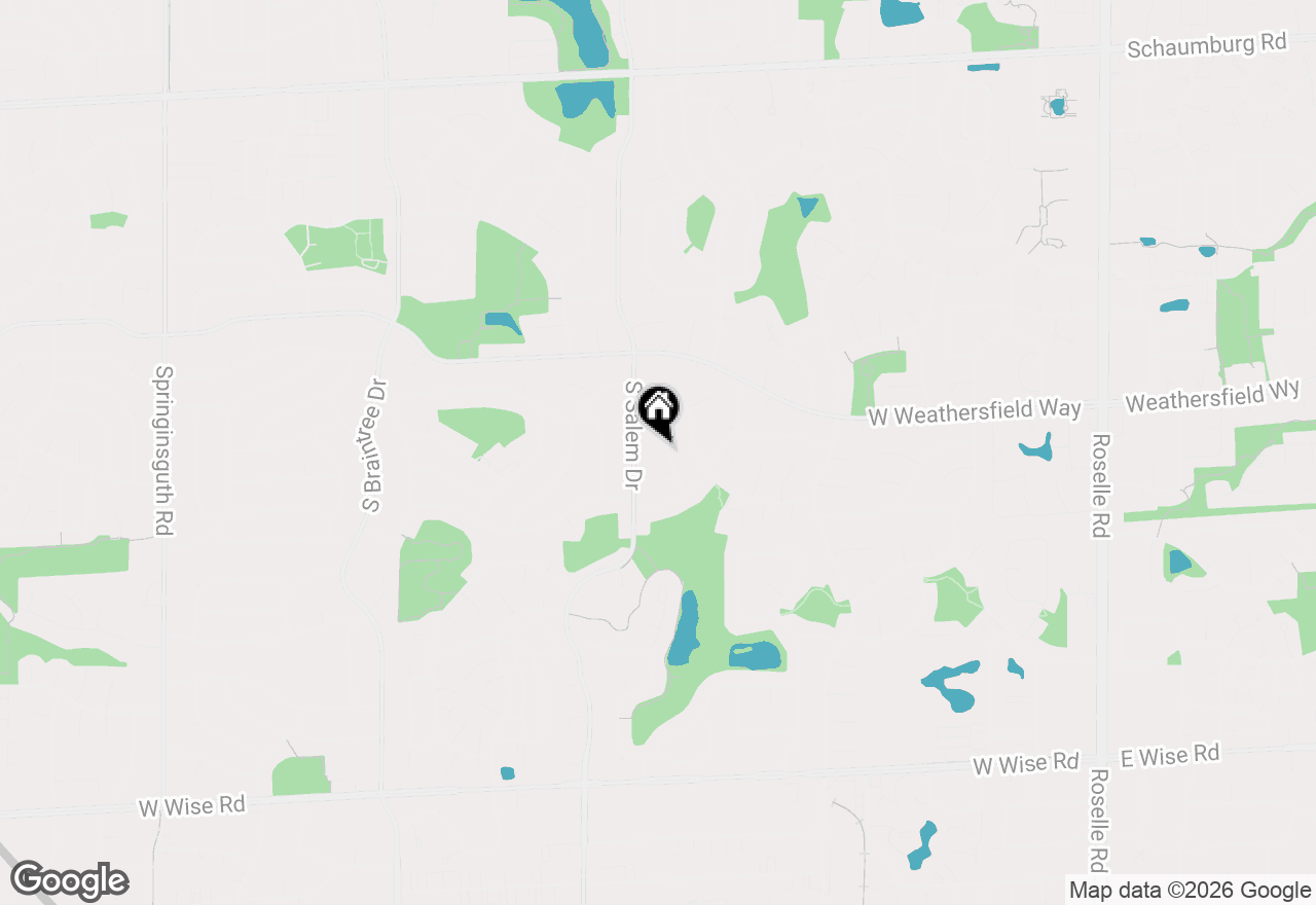 Map of 616 Grace Lane, Schaumburg, IL 60193