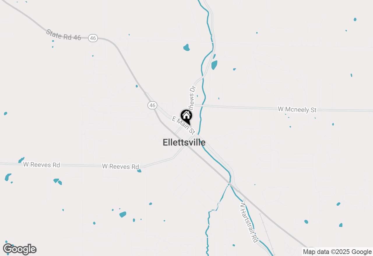 Map of 709 W Main Street, Ellettsville, IN 47429