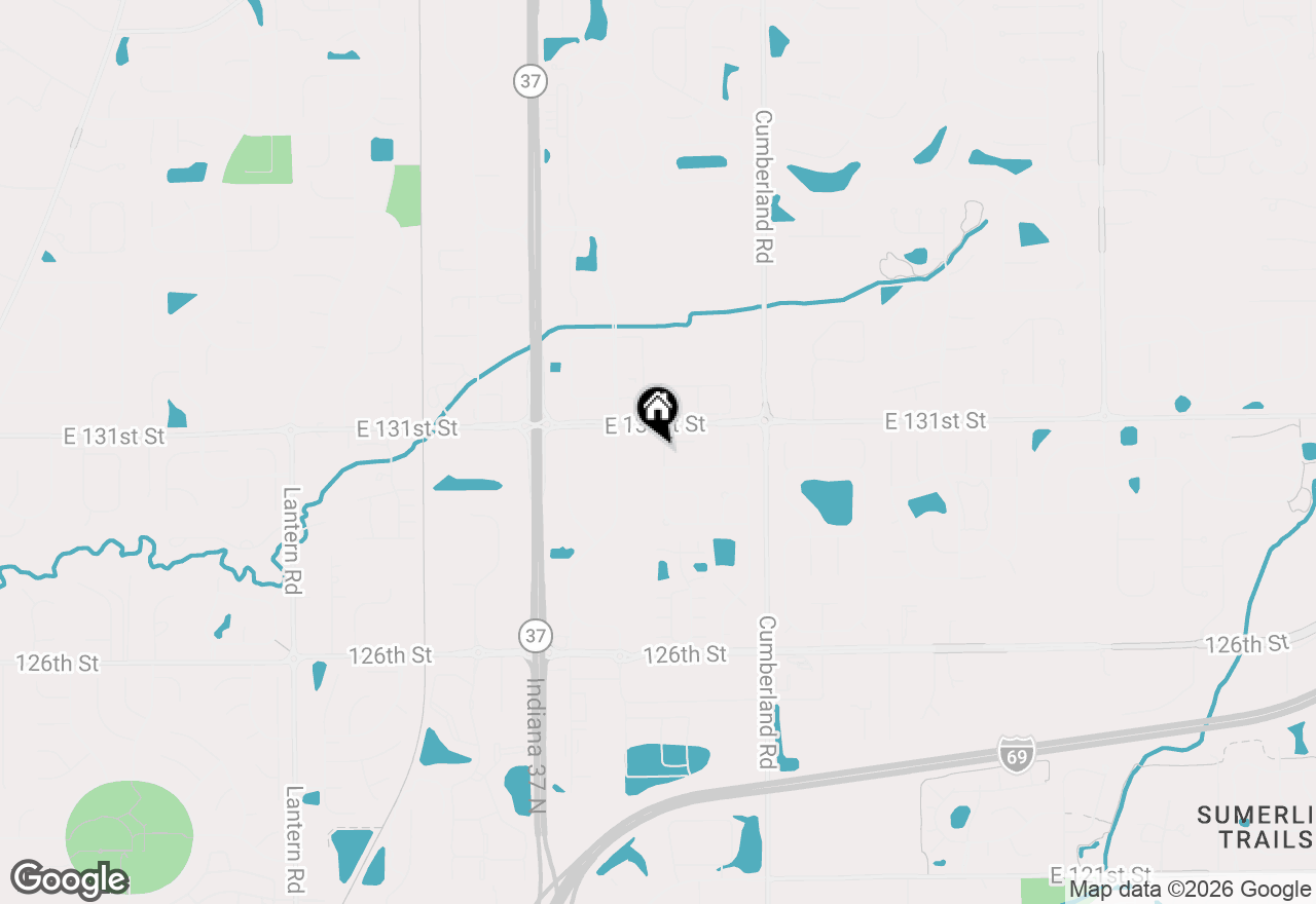 Map of 13022 Saint Andrews Way, Fishers, IN 46038