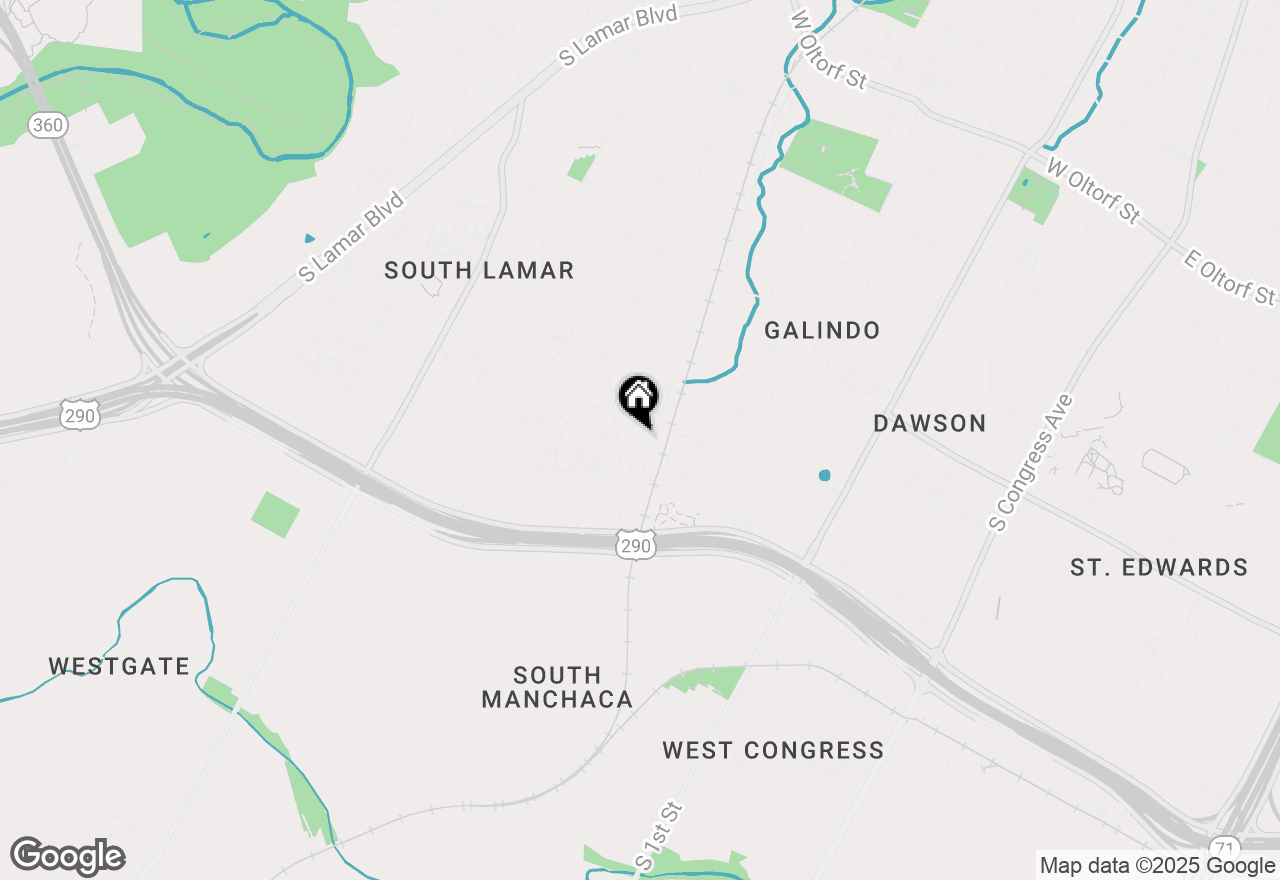 Map of 3806 Southway Dr #102, Austin, TX 78704