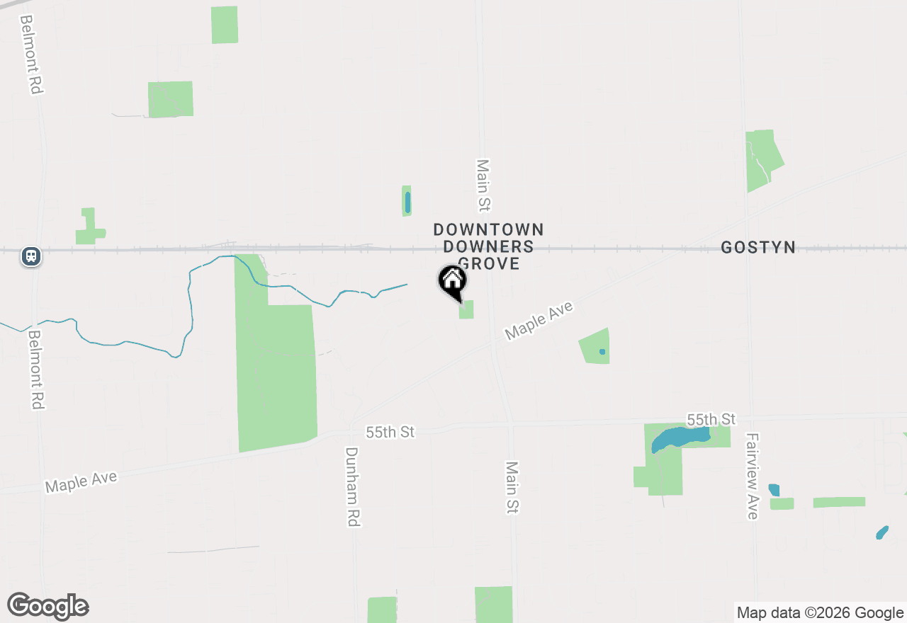 Map of 1110 Grove Street #4J, Downers Grove, IL 60515