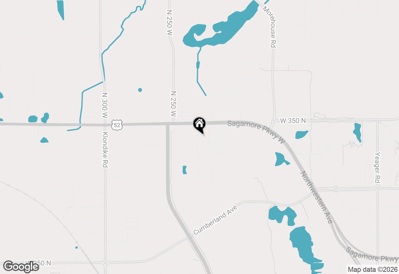 Map of 2301 E Centennial Court, West Lafayette, IN 47906
