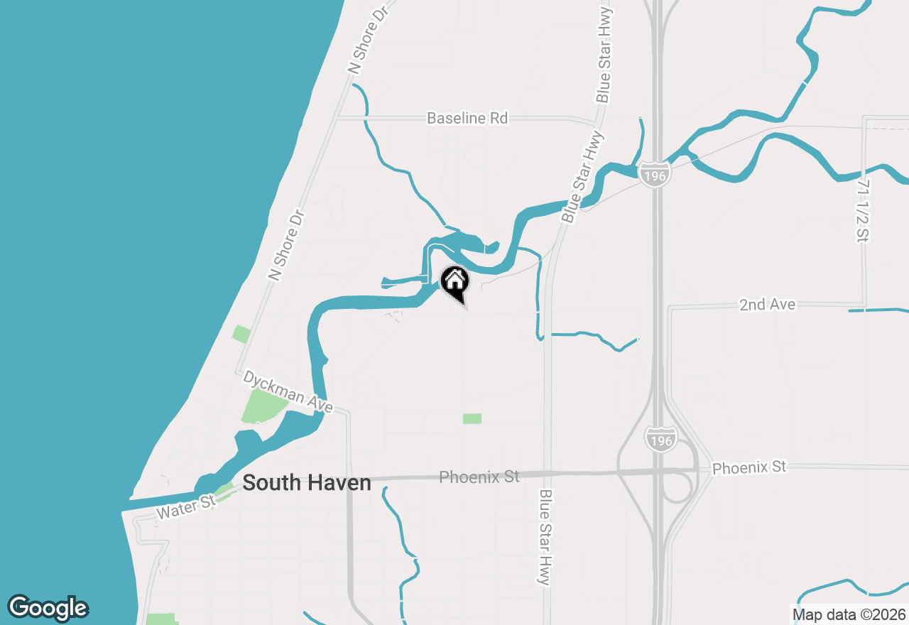 Map of 875 E Wells Street #20, South Haven, MI 49090