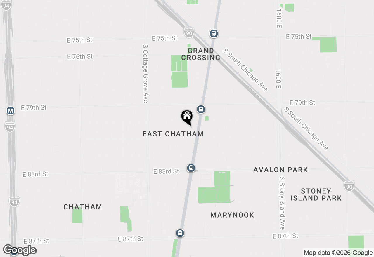 Map of 8026 S Dobson Avenue, Chicago, IL 60619