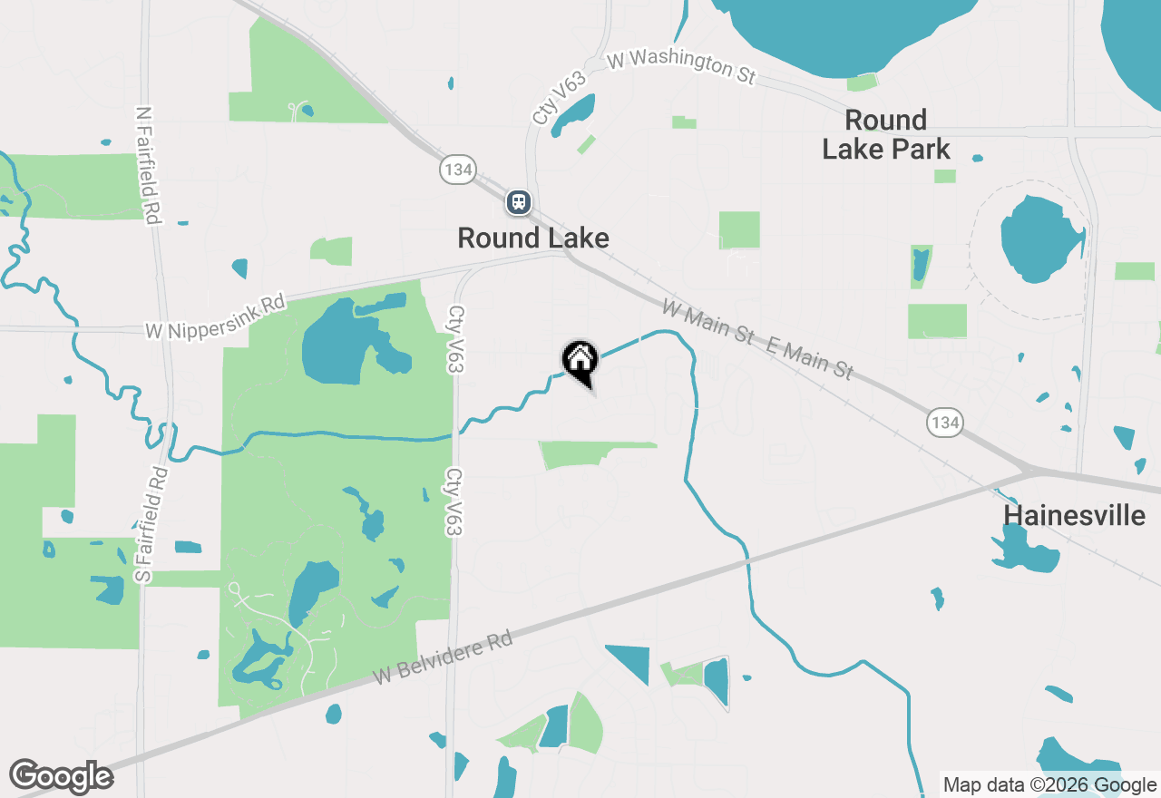 Map of 47 S Treehouse Lane, Round Lake, IL 60073