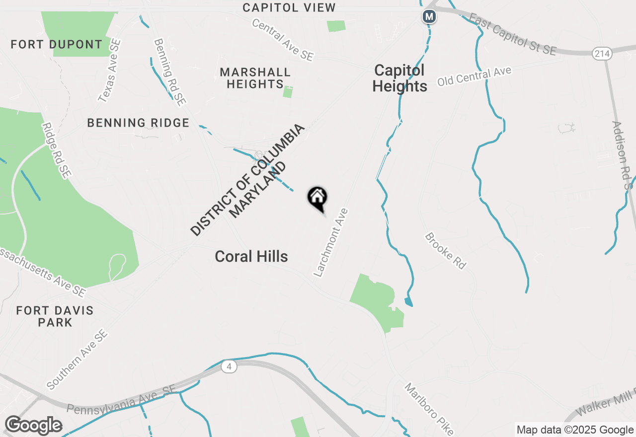 Map of 1009 Jansen Avenue, Capitol Heights, MD 20743