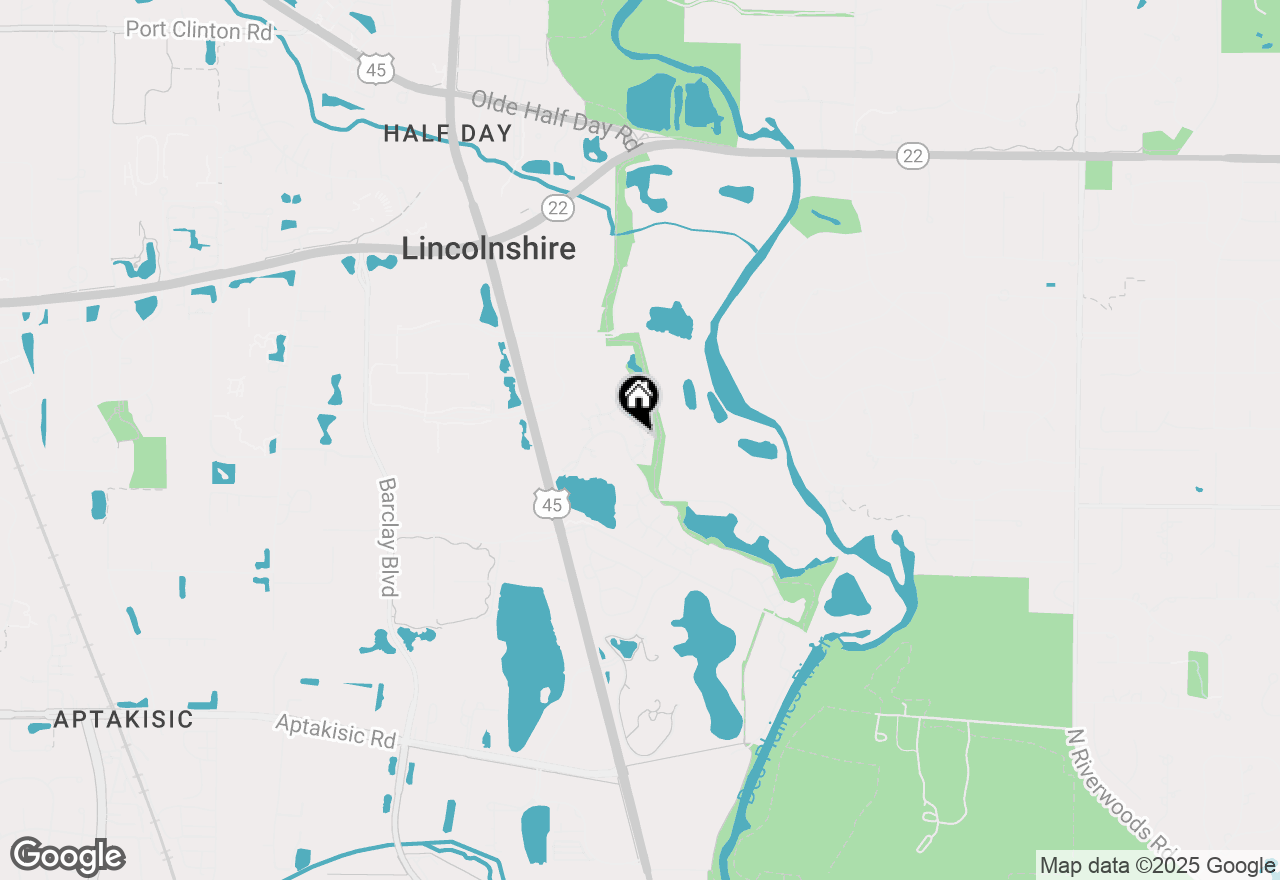 Map of 509 Rivershire Place, Lincolnshire, IL 60069