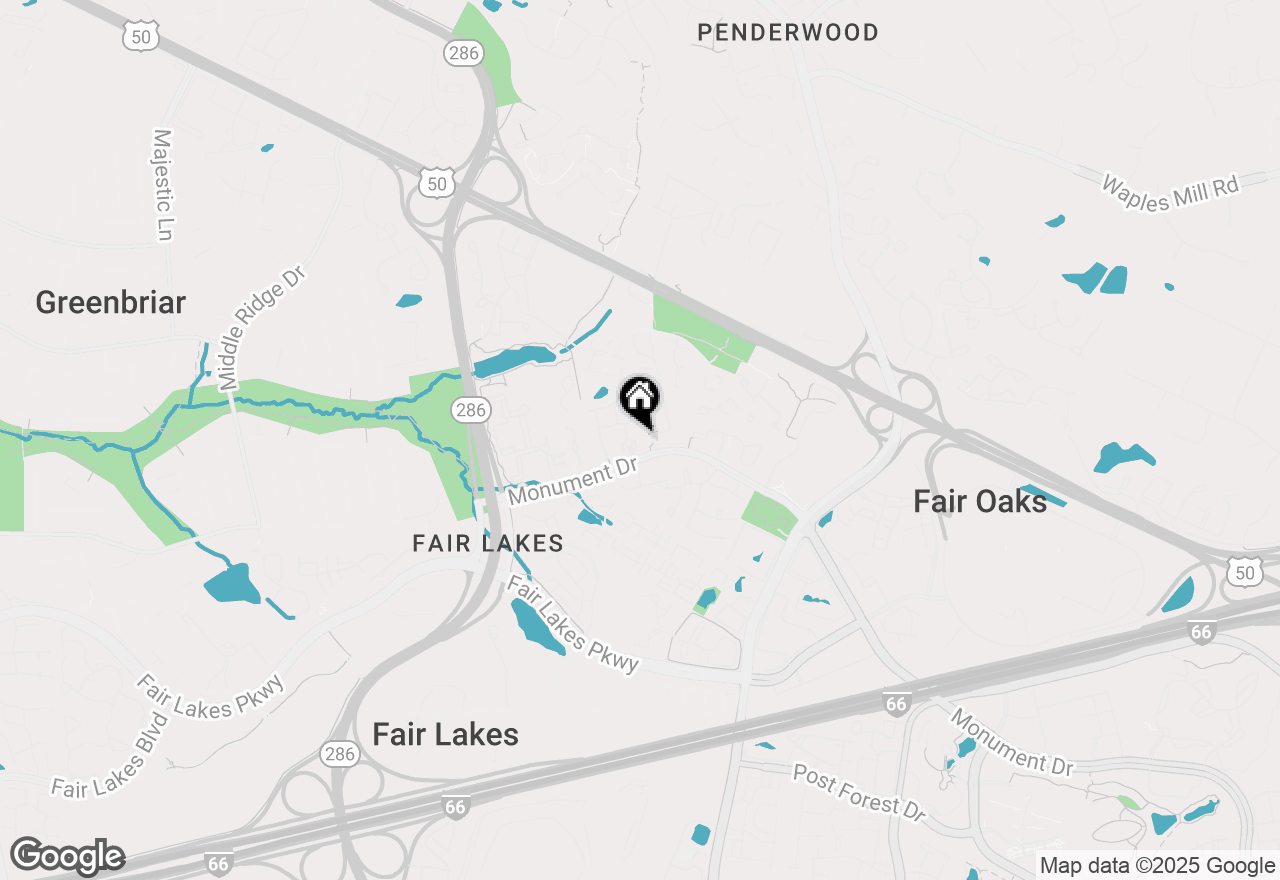 Map of 4203 Vernoy Hills Comn, Fairfax, VA 22033