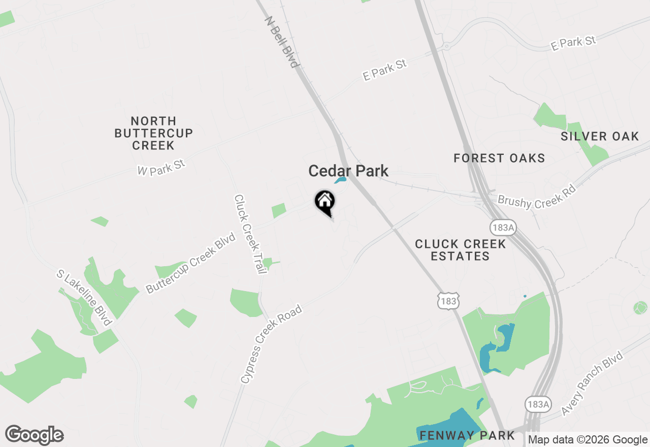 Map of 604 Mistywood Cir, Cedar Park, TX 78613