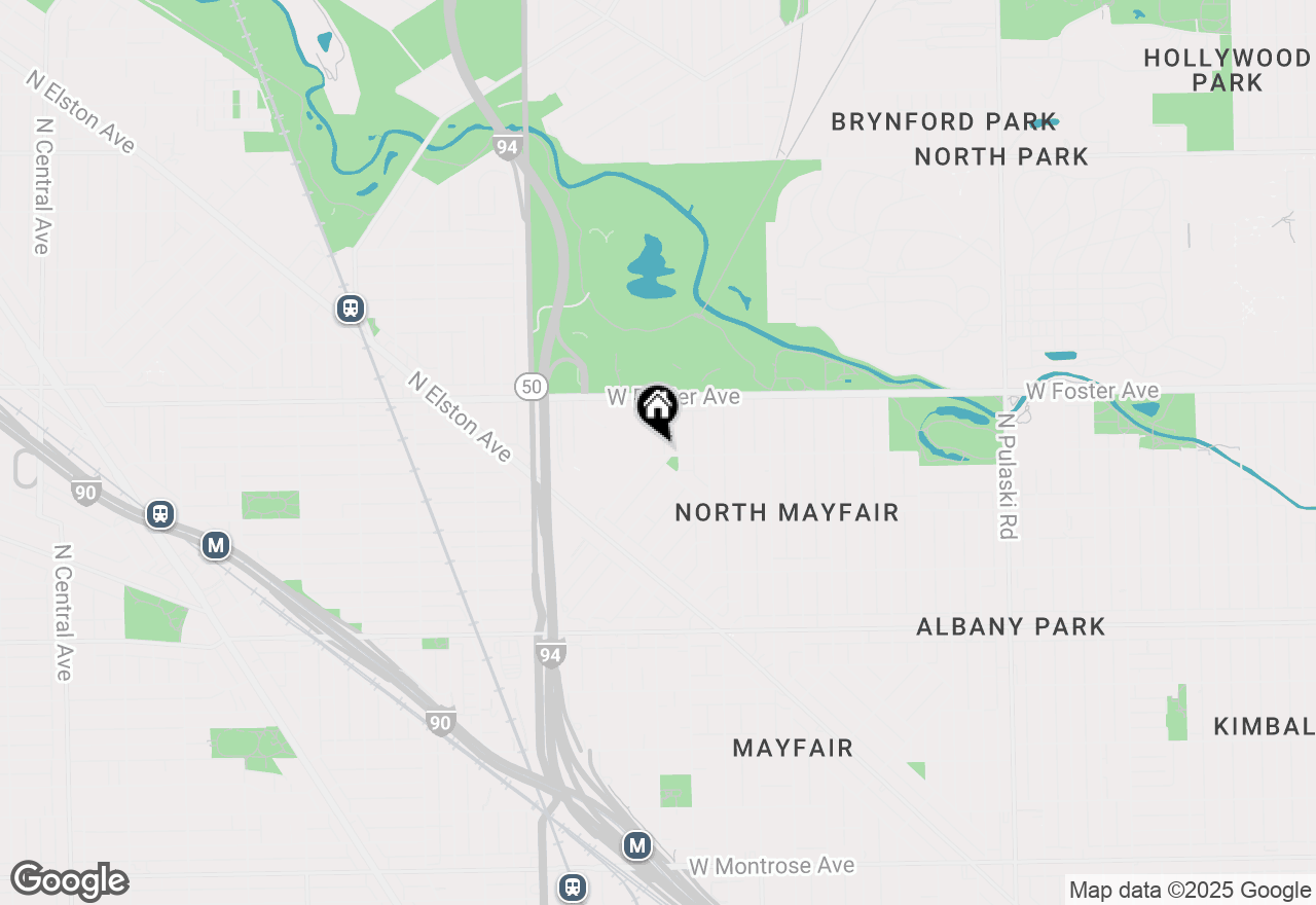 Map of 5101 N Kenton Avenue #G, Chicago, IL 60630