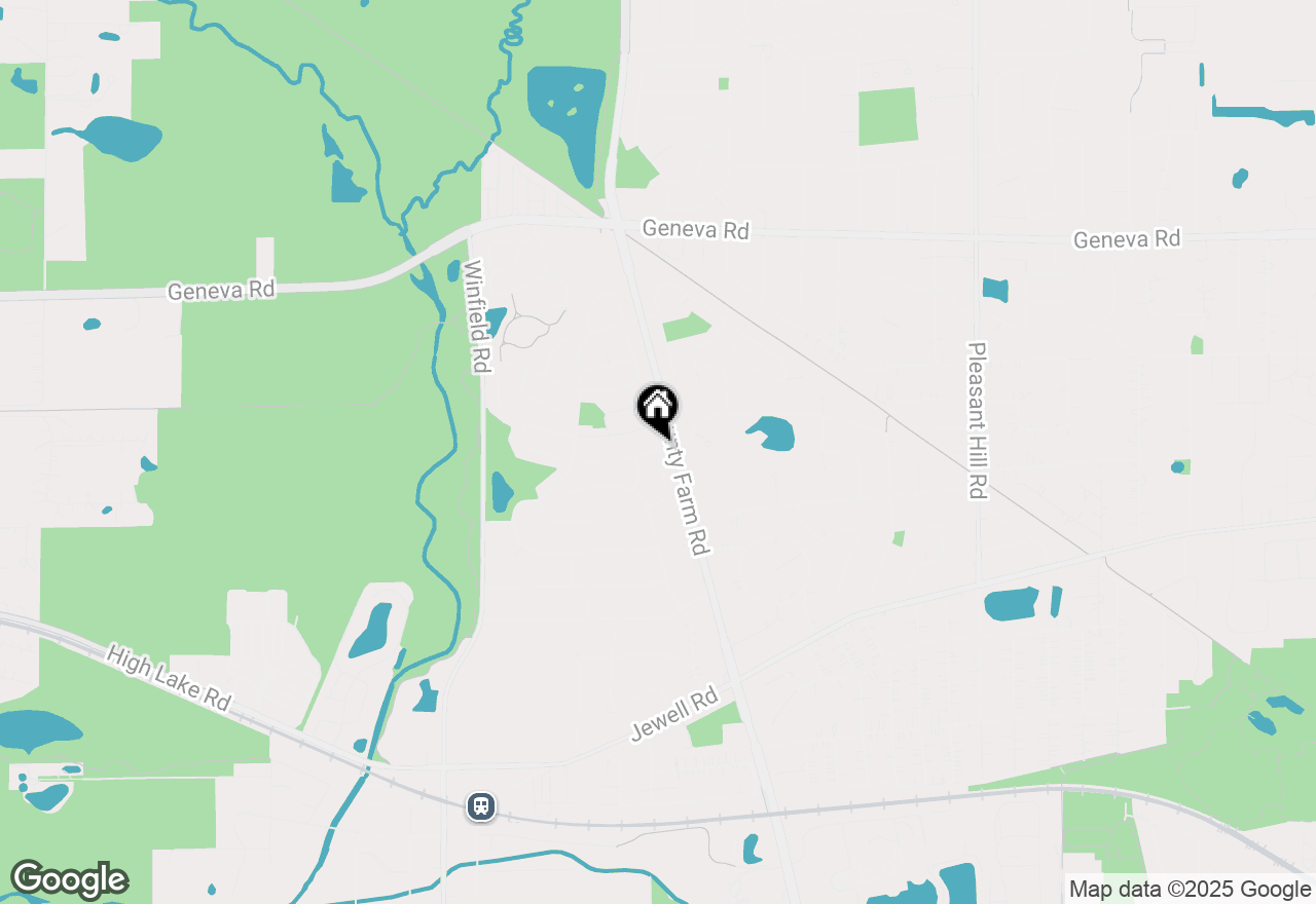 Map of 27W140 Churchill Road, Winfield, IL 60190