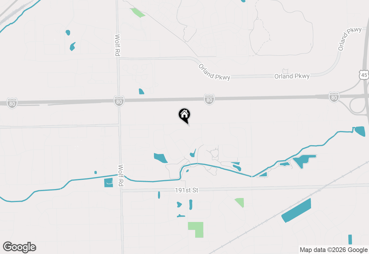 Map of 10802 Canterbury Drive, Mokena, IL 60448
