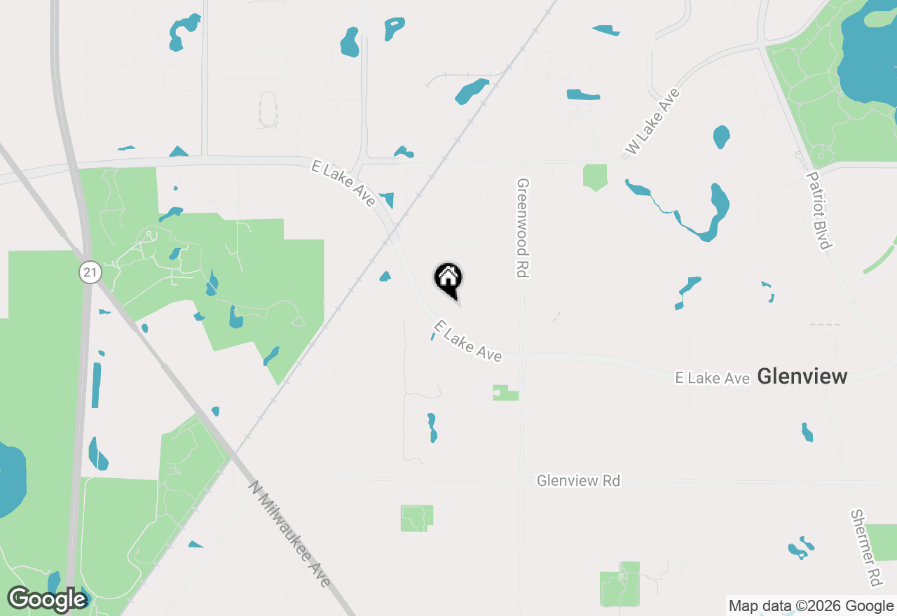 Map of 1414 Longmeadow Drive, Glenview, IL 60026