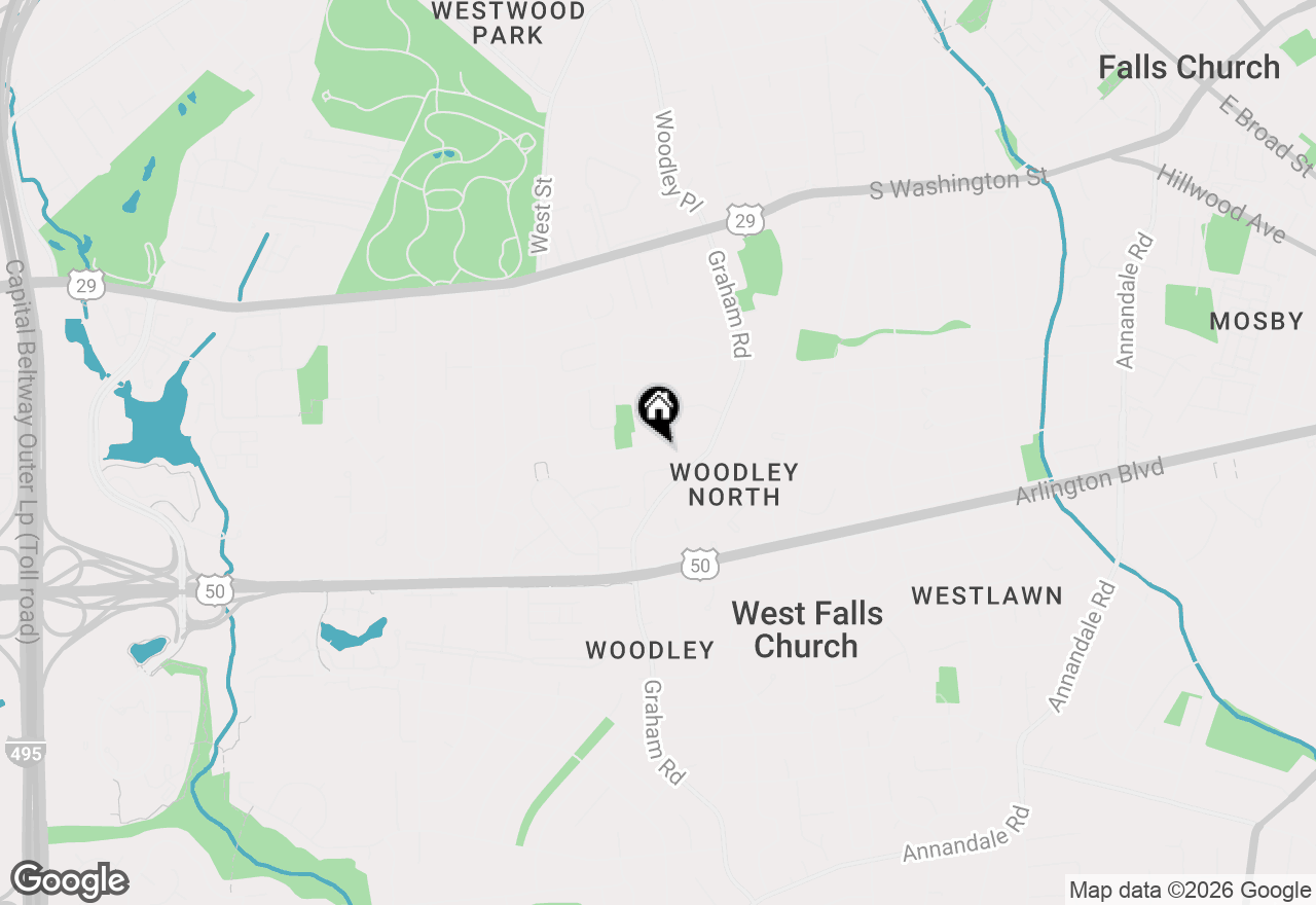 Map of 7209 Tyler Avenue, Falls Church, VA 22042