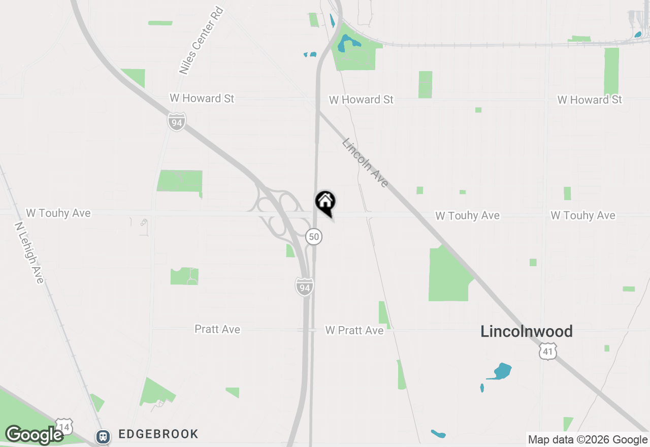 Map of (Address confidential), Lincolnwood, Illinois 60712