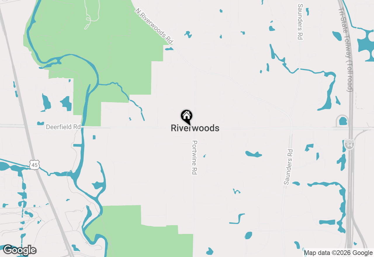 Map of 0 Deerfield Road, Riverwoods, IL 60015