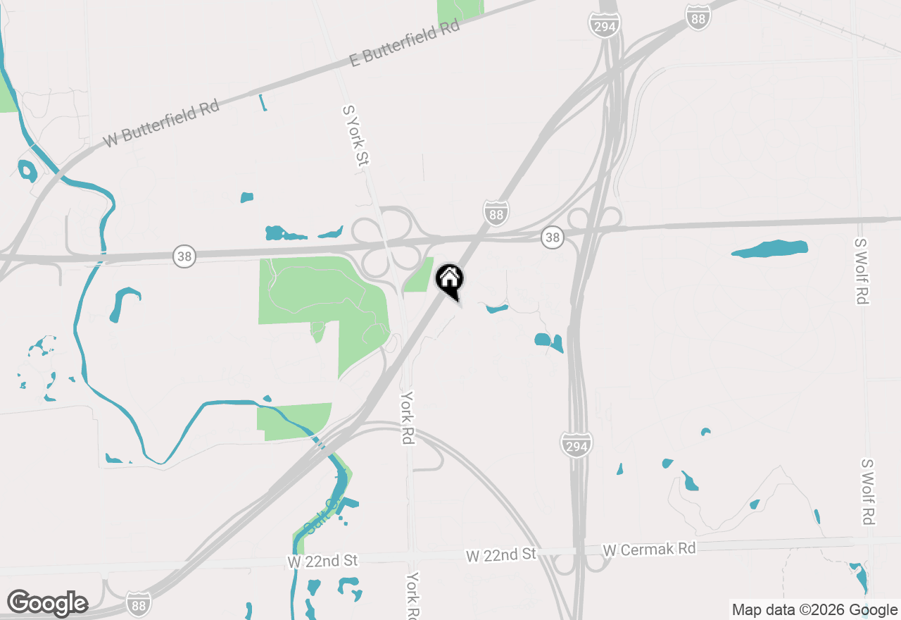 Map of 254 Wood Glen Lane, Oak Brook, IL 60523