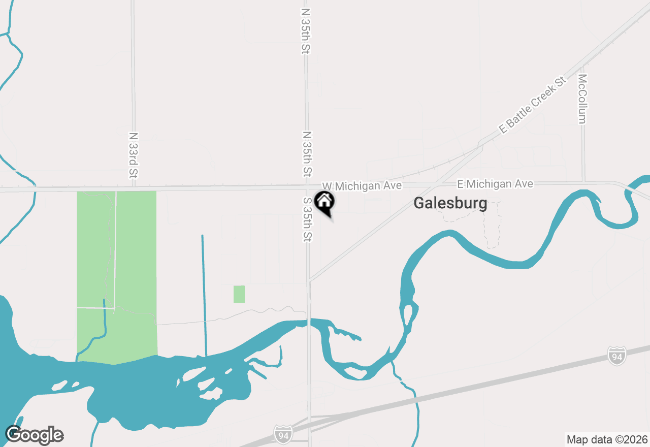 Map of 95 Fullerton, Galesburg, MI 49053