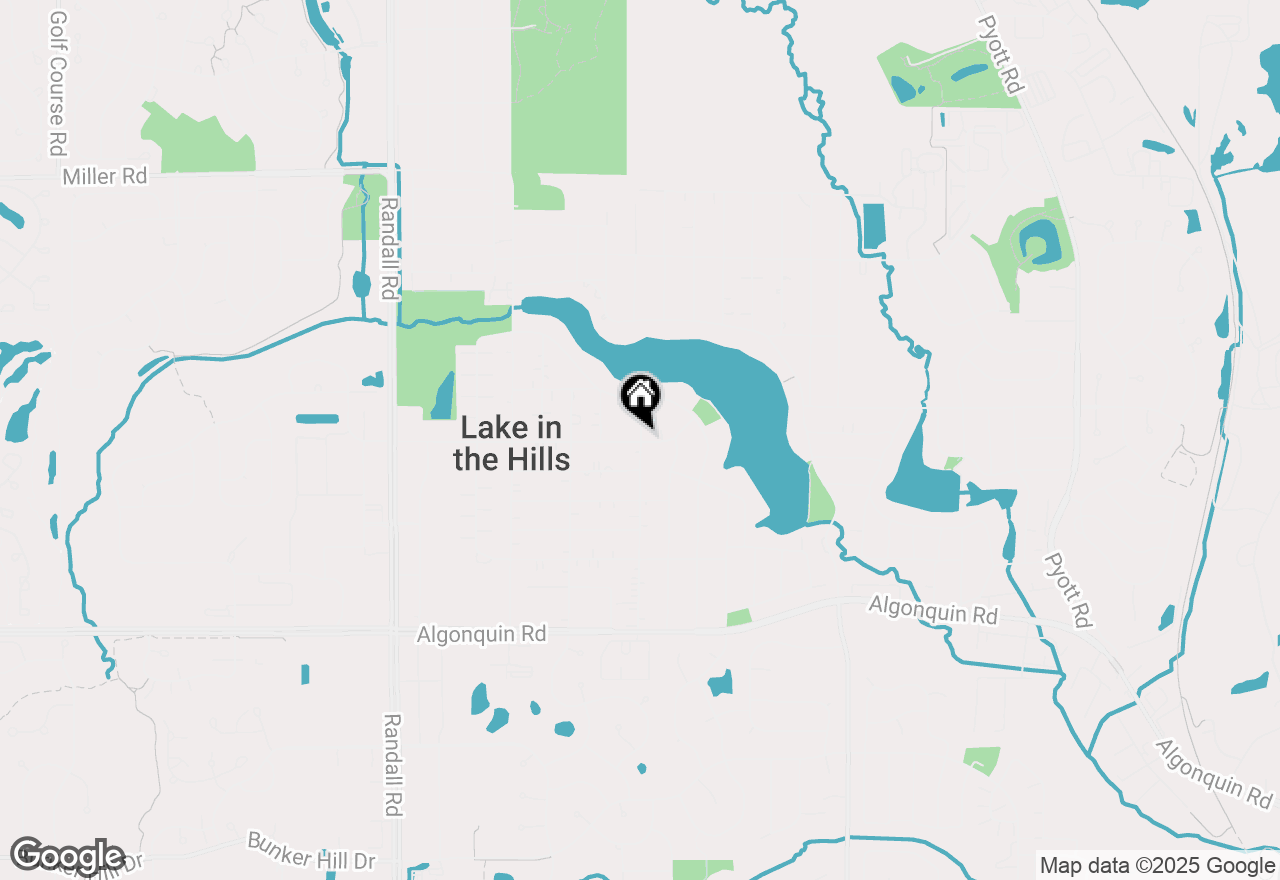 Map of 308 Wander Way, Lake In The Hills, IL 60156