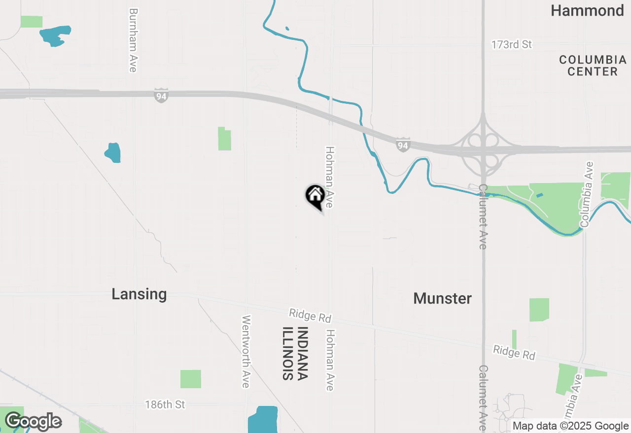 Map of 108 Beverly Place, Munster, IN 46321