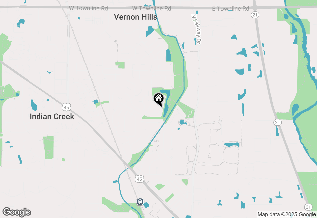 Map of 8 Birmingham Place, Vernon Hills, IL 60061