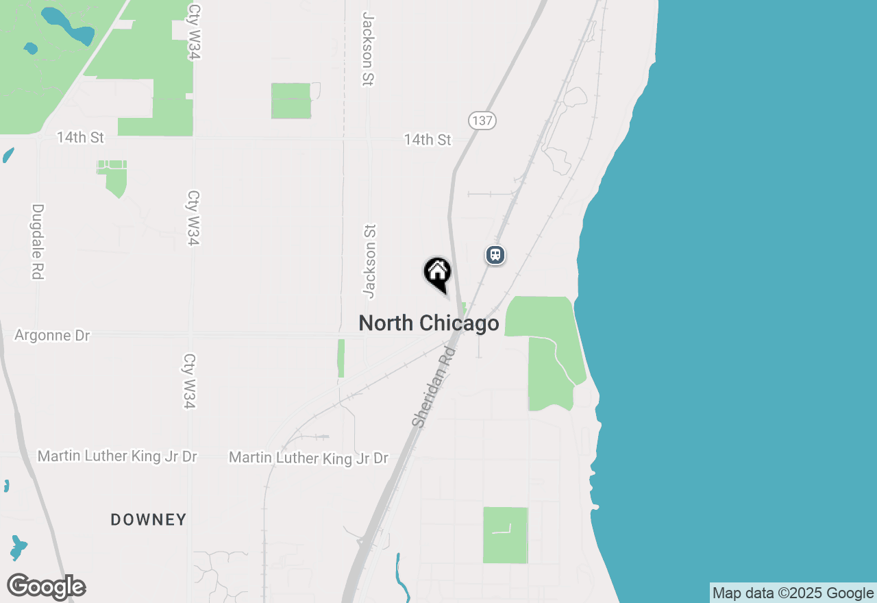 Map of 725 18th Street, North Chicago, IL 60064