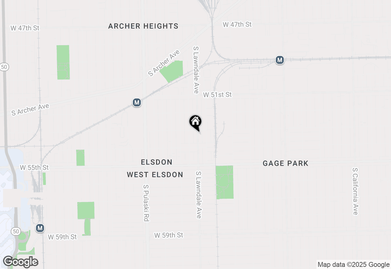 Map of 5314 S Lawndale Avenue, Chicago, IL 60632