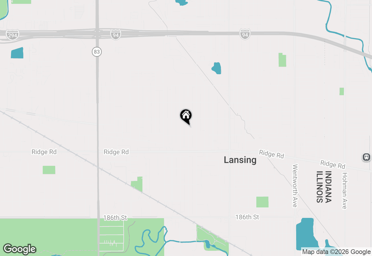 Map of 18034 Ridgewood Avenue, Lansing, IL 60438