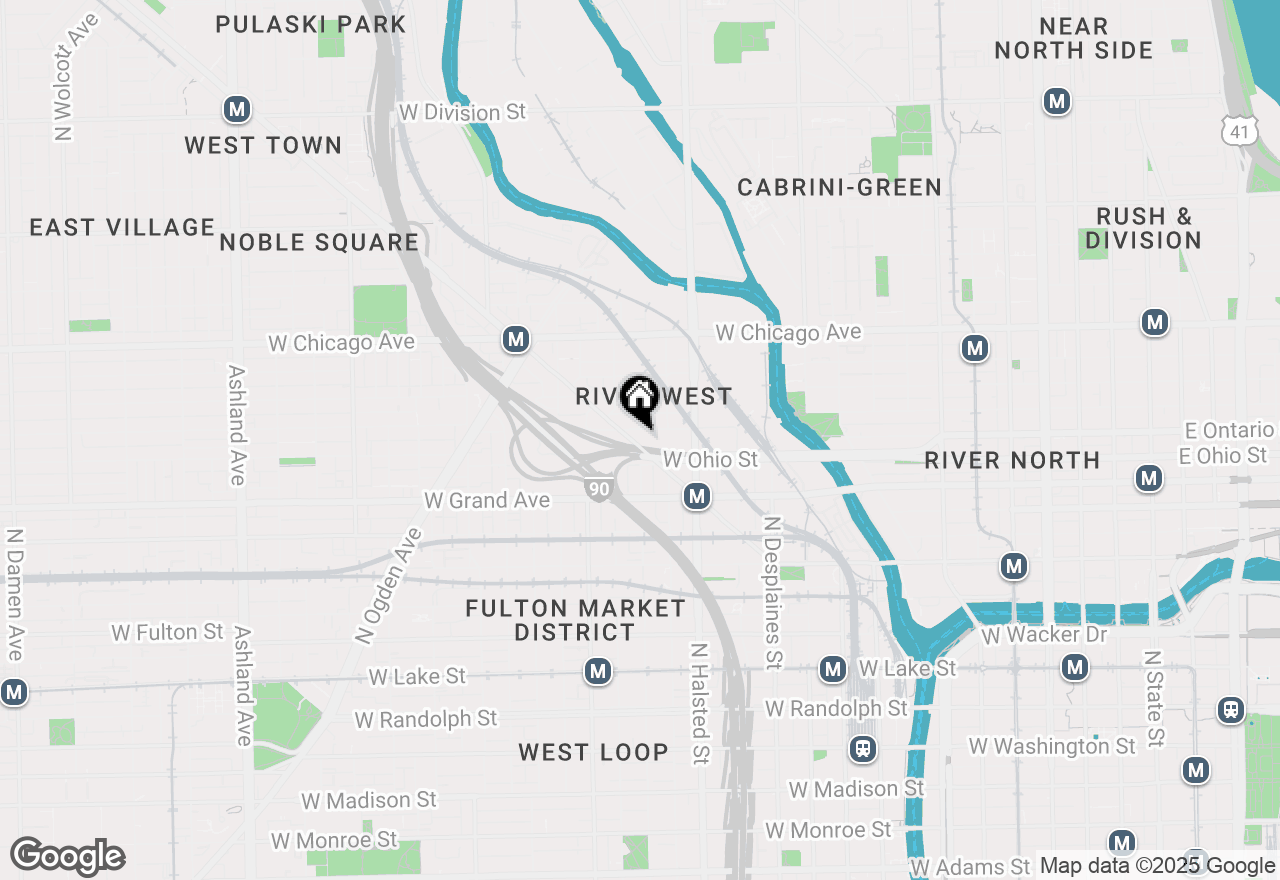 Map of 859 W Erie Street #509, Chicago, IL 60642
