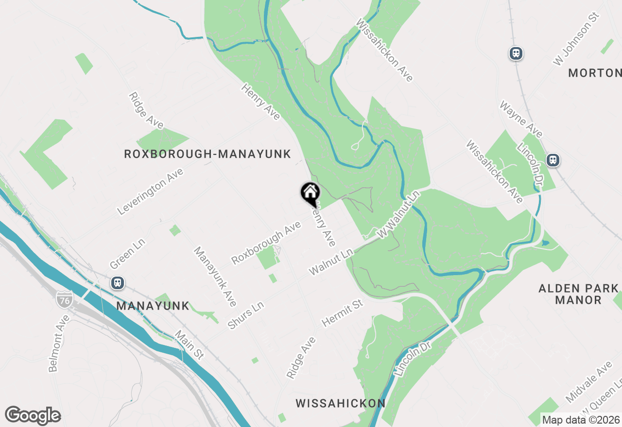 Map of 646 Roxborough Avenue, Philadelphia, PA 19128