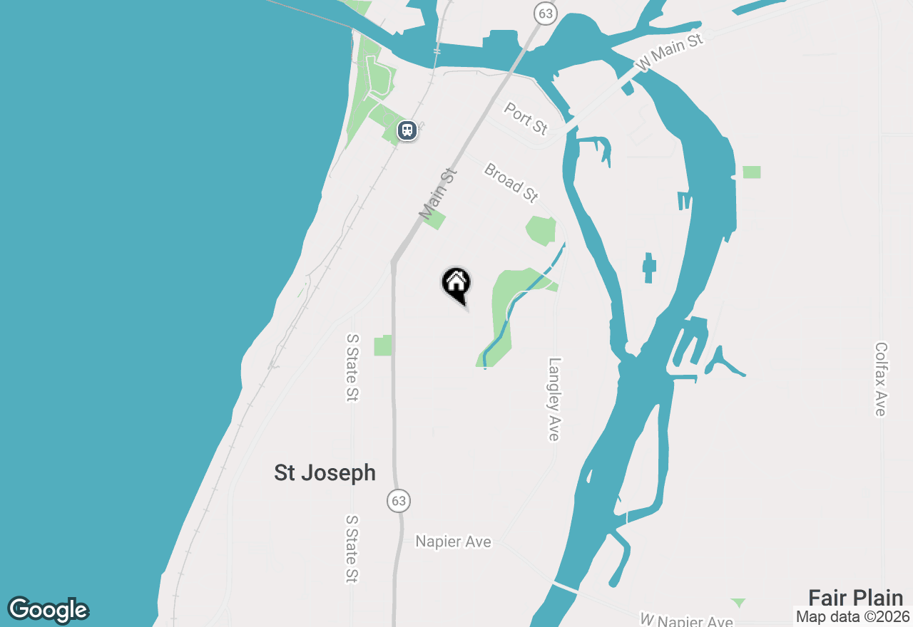 Map of 1004 Harrison Avenue, St. Joseph, MI 49085