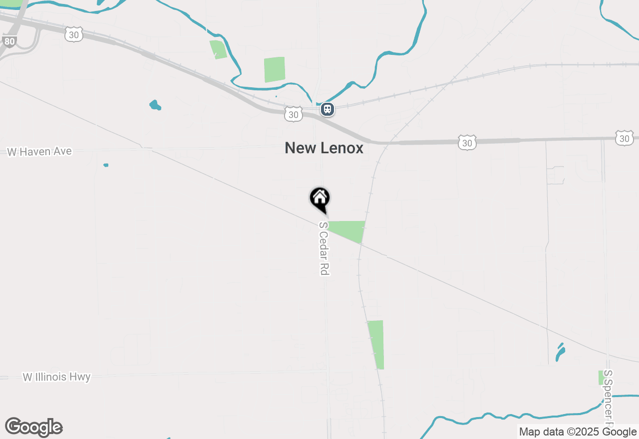 Map of 515 S Cedar Road, New Lenox, IL 60451